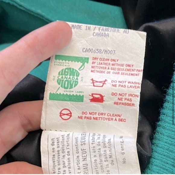 Vintage Daniel Marcus Cropped Teal Suede 90s Jacket M - Picture 8 of 15